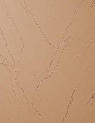 The primary subject of the image is a marble wall with a brown color. The setting is a room with a brown wall, and the visual style is a photo. The colors and mood of the image are warm and natural, with the marble wall adding a sense of luxury and elegance to the space.