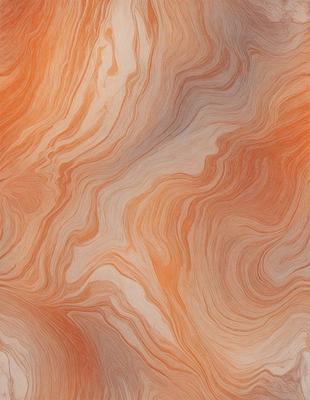 The primary subject of the image is a close-up of a marbled surface, which appears to be a patterned wallpaper or a textured wall. The setting is indoors, with the marbled surface being the main focus of the image. The visual style is a close-up, which emphasizes the intricate details of the marbled surface. The colors and mood of the image are predominantly warm and earthy tones, creating a sense of natural beauty and texture.