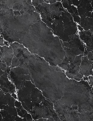 The primary subject of the image is a black and white marble wall. The setting is a dark room, and the visual style is a close-up of the marble wall. The colors and mood of the image are predominantly dark and moody, with the marble wall being the main focus.