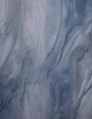The primary subject of the image is a marble-like surface with a blue and white color scheme. The setting is a close-up of the marble, showcasing its intricate patterns and textures. The visual style is a realistic representation of the marble, capturing its natural beauty. The colors and mood of the image are serene and elegant, evoking a sense of sophistication and luxury.