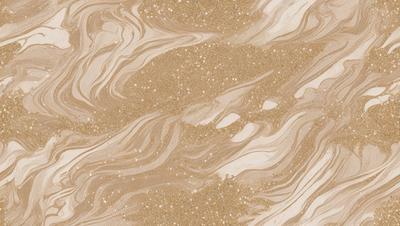 The primary subject of the image is a close-up of a marble-like surface with a gold and brown color scheme. The setting is a patterned surface, possibly a wall or a countertop, with a textured appearance. The visual style is a combination of a photo and a digital art, creating a unique and intricate design. The colors and mood of the image are warm and inviting, with the gold and brown tones evoking a sense of luxury and sophistication.