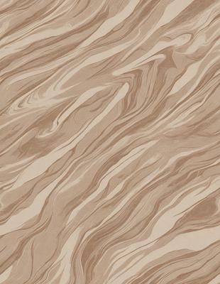 The image features a brown and white striped pattern on a surface, which appears to be a wall or a piece of fabric. The pattern is reminiscent of a marble or stone texture, giving the impression of a natural or textured surface. The colors in the image are predominantly brown and white, creating a warm and earthy atmosphere. The visual style of the image is a close-up, focusing on the intricate details of the pattern.