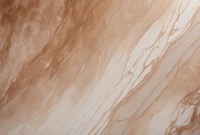 The primary subject of the image is a close-up of a marble wall with a brown and white color scheme. The setting is a room with a brown and white marble wall, which serves as the background. The visual style is a photo, capturing the intricate details of the marble wall. The colors and mood of the image are warm and elegant, with the brown and white marble creating a sophisticated and luxurious atmosphere.