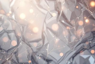 The primary subject of the image is a close-up of a white, textured surface with a pattern of light and dark dots. The setting appears to be a white background, possibly a wall or a piece of paper. The visual style of the image is a combination of digital art and illustration, creating a unique and intriguing pattern. The colors in the image are predominantly white and gray, with the dots being a mix of light and dark shades. The overall atmosphere of the image is one of creativity and