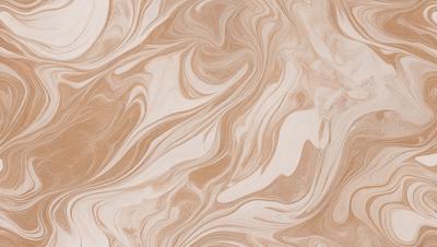 The image features a wooden surface with a swirling pattern, giving it a unique and artistic appearance. The primary subject is the wooden surface, which is the main focus of the image. The setting is indoors, with the wooden surface being the main background. The visual style is a combination of a photo and a drawing, creating a blend of realism and artistic expression. The colors and mood of the image are predominantly brown and cream, giving it a warm and earthy feel.