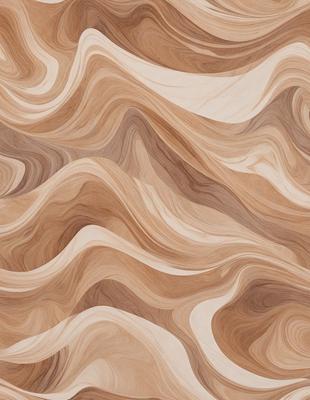 The image features a wooden surface with a unique and intricate pattern. The primary subject is the wooden material, which appears to be a wood grain or a textured pattern. The setting is a close-up view of the wooden surface, showcasing its details and texture. The visual style is a natural, organic look, as the image is likely a photo or a digital artwork that captures the beauty of the wooden material. The colors and mood of the image are warm and earthy, with the wooden surface serving as