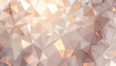 The primary subject of the image is a close-up of a geometric pattern, possibly a diamond or a triangular shape. The setting is a brightly lit environment, possibly a studio or a room with a window. The visual style appears to be a combination of digital art and illustration, creating a unique and eye-catching pattern. The dominant colors in the image are shades of pink and yellow, giving the pattern a warm and inviting atmosphere.