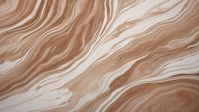 The primary subject of the image is a wooden surface with a unique and intricate pattern. The setting is a close-up view of the wooden surface, showcasing the detailed design. The visual style is a combination of a photo and a digital art, as the wooden surface appears to be a blend of natural and artificial elements. The colors and mood of the image are warm and earthy, with the wooden surface providing a natural and organic feel.