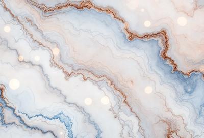 The primary subject of the image is a marble-like pattern, which appears to be a marble wall or a marble-like surface. The setting is a room with a marble-like pattern on the wall, and the visual style is a close-up of the marble-like pattern. The colors and mood of the image are predominantly white and gray, giving it a clean and elegant appearance.