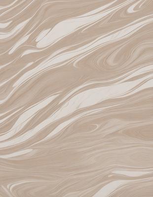 The primary subject of the image is a patterned wallpaper with a brown and white color scheme. The setting is a room with a wall covered in this patterned wallpaper. The visual style is a close-up of the wallpaper, showcasing its intricate design. The colors and mood of the image are warm and inviting, creating a cozy atmosphere in the room.