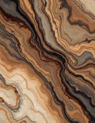The primary subject of the image is a close-up of a wooden surface, possibly a piece of wood or a wooden table. The setting is a natural environment, with the wooden surface being the main focus of the image. The visual style appears to be a close-up of the wooden surface, possibly a photo or a digital art piece. The colors and mood of the image are predominantly earthy tones, giving it a natural and organic feel.
