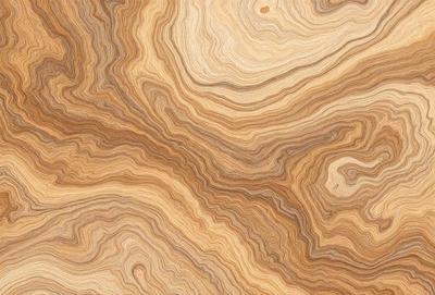 The primary subject of the image is a wooden table with a unique and intricate pattern on its surface. The table appears to be made of wood and has a natural texture. The setting is indoors, with the table being the main focus of the scene. The visual style of the image is a close-up of the wooden table, showcasing its distinctive pattern. The colors and mood of the image are warm and inviting, with the wooden table serving as a beautiful and functional piece of furniture.