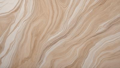 The primary subject of the image is a wooden surface with a unique and intricate pattern. The setting is a close-up view of the wooden surface, showcasing the detailed design. The visual style is a natural, textured look, with the colors and mood being warm and inviting.