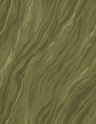 The image features a green and brown striped pattern, which appears to be a textured wallpaper or a patterned fabric. The primary subject is the pattern itself, which is the main focus of the image. The setting is indoors, likely in a room with a wall or a piece of furniture that has the patterned fabric or wallpaper applied to it. The visual style is a close-up of the pattern, showcasing its intricate details. The colors and mood of the image are warm and inviting,
