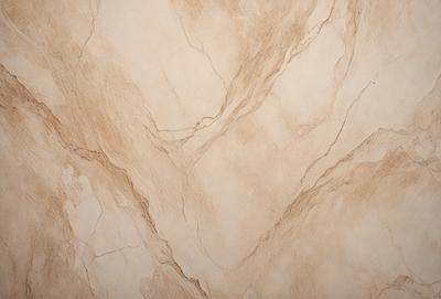 The primary subject of the image is a marble wall with a brown and white color scheme. The setting is a room with a stone wall, and the visual style is a drawing or painting. The colors and mood of the image are warm and earthy, creating a natural and elegant atmosphere.