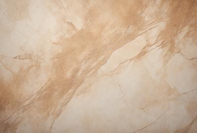 The primary subject of the image is a marble wall with a brown and white color scheme. The setting is a room with a stone wall, and the visual style is a photo. The colors and mood of the image are warm and earthy, creating a natural and inviting atmosphere.