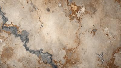 The primary subject of the image is a large, textured wall with a brown and white color scheme. The setting is a room with a stone wall, and the visual style is a close-up of the wall. The colors and mood of the image are earthy and natural, with a sense of texture and depth.