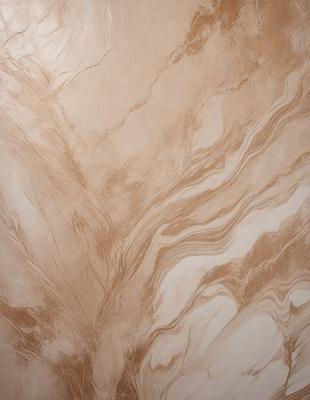 The primary subject of the image is a marble-like surface with a patterned design. The setting is a room with a wall featuring this unique design. The visual style is a close-up of the marble-like surface, showcasing its intricate pattern. The colors and mood of the image are warm and inviting, with the marble-like surface providing a sense of luxury and sophistication.