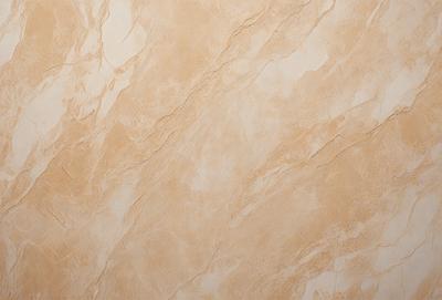 The image features a large, tan marble wall with a patterned texture. The wall appears to be made of marble, giving it a luxurious and elegant appearance. The marble wall is the primary subject of the image, and it is set against a backdrop of a room or a building. The visual style of the image is a close-up of the marble wall, showcasing its intricate pattern and texture. The colors and mood of the image are warm and inviting, with the tan marble providing