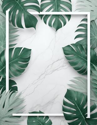The image features a white marble wall with a pattern of green leaves. The leaves are arranged in a way that creates a visually appealing design. The wall appears to be a part of a larger structure, possibly a building or a decorative piece. The combination of the white marble and the green leaves creates a sense of elegance and sophistication.