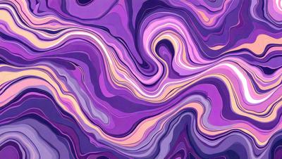 The primary subject of the image is a purple and yellow swirl pattern, which is the main focus of the image. The setting is a purple and yellow background, creating a vibrant and lively atmosphere. The visual style is a combination of digital art and illustration, with the swirl pattern being the main element of the artwork. The colors and mood of the image are energetic and dynamic, with the purple and yellow hues evoking a sense of movement and flow.