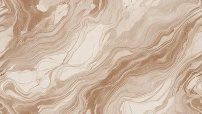The image features a marble-like surface with a pattern of swirls and waves. The primary subject is the marble-like material, which is the main focus of the image. The setting is a close-up of the marble, showcasing its intricate design. The visual style is a realistic representation of the marble, capturing its natural texture and patterns. The colors and mood of the image are predominantly neutral, with the marble's natural hues and the swirls and waves creating a