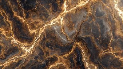 The primary subject of the image is a close-up of a marble surface with a yellowish-brown color. The setting is a stone wall, and the visual style appears to be a photo. The colors and mood of the image are warm and earthy, with a sense of depth and texture.