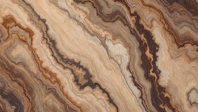 The primary subject of the image is a close-up of a wooden surface with a unique and intricate pattern. The setting is a wooden table, and the visual style appears to be a close-up of a natural material. The colors and mood of the image are predominantly earthy tones, giving it a natural and organic feel.