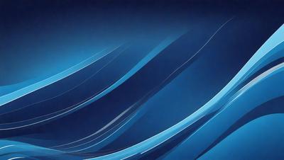 The primary subject of the image is a blue background with a pattern of swirling lines. The setting is a digital artwork, and the visual style is a combination of digital art and illustration. The dominant colors are blue and white, creating a calm and soothing atmosphere.