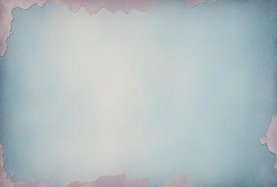 The primary subject of the image is a white, empty canvas. The setting is a blue background, which creates a contrasting and visually appealing environment. The visual style is a combination of a photo and a drawing, giving the image a unique and artistic appearance. The colors and mood of the image are predominantly blue, which evokes a sense of calmness and tranquility.