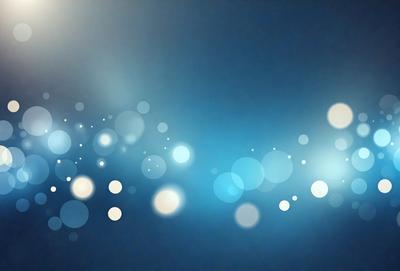 The primary subject of the image is a blue background with a pattern of white dots. The setting is a dark blue sky, and the visual style appears to be a digital art or illustration. The dominant colors are blue and white, creating a calm and serene atmosphere.