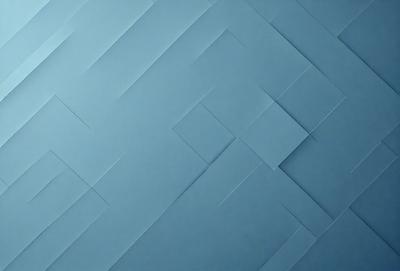 The primary subject of the image is a blue wall with a pattern of triangles. The setting is a room with a blue background. The visual style is a patterned wallpaper, giving the room a modern and stylish appearance. The dominant colors are blue and white, creating a calm and soothing atmosphere.