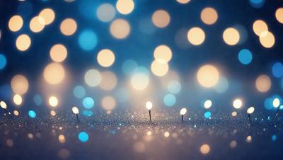 The primary subject of the image is a group of lit lights, which are scattered across a dark background. The lights are positioned in various shapes and sizes, creating a visually appealing and dynamic scene. The setting appears to be a nighttime environment, with the lights providing a sense of warmth and illumination. The visual style of the image is a combination of photo and digital art, as the lights are captured in a way that highlights their individual shapes and creates a sense of depth and dimension. The colors and mood of
