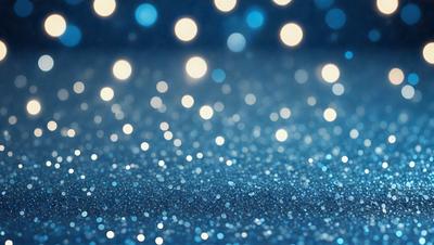 The primary subject of the image is a blue background with a pattern of bright, shiny lights. The setting appears to be a nighttime scene, with the lights creating a visually appealing and luminous atmosphere. The visual style of the image is a combination of a photo and digital art, as the lights are arranged in a way that resembles a painting or a digital design. The colors and mood of the image are predominantly blue, with the bright lights adding a sense of warmth and energy to the scene.