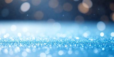 The primary subject of the image is a blue background with a pattern of white lights. The setting appears to be a nighttime scene, possibly a night sky or a dark room with a light source. The visual style of the image is a combination of a photo and digital art, creating a unique and captivating atmosphere. The dominant colors are blue and white, with the blue background and the white lights creating a sense of depth and contrast. The overall mood of the image is serene and calming, with the white lights adding a touch