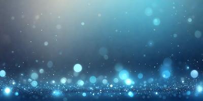 The primary subject of the image is a blue background with a pattern of white lights. The setting appears to be a night sky, with the white lights creating a star-like effect. The visual style of the image is a digital art or illustration, as it features a unique and artistic pattern of white lights against the blue background. The colors and mood of the image are predominantly blue and serene, creating a sense of calmness and tranquility.