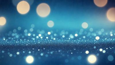 The primary subject of the image is a blue background with a pattern of bright lights, creating a visually appealing and luminous scene. The setting appears to be a dark room, with the lights providing a contrasting and captivating backdrop. The visual style of the image is a combination of a photo and digital art, as it captures the essence of a light pattern on a blue background. The colors and mood of the image are predominantly blue, with the bright lights adding a sense of energy and excitement to