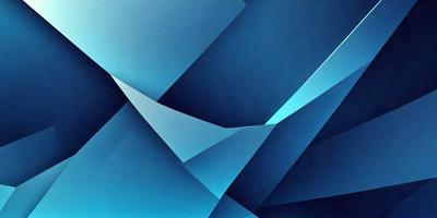 The primary subject of the image is a blue geometric pattern, which appears to be a digital art or illustration. The setting is a blue background, and the visual style is a modern and abstract design. The dominant colors in the image are blue and white, creating a calm and serene atmosphere.