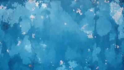 The primary subject of the image is a blue background with white clouds. The setting is a blue sky with white clouds, creating a serene and calming atmosphere. The visual style is a combination of a photo and digital art, as the blue background appears to be a painting or drawing with white clouds. The colors and mood of the image are predominantly blue and white, evoking a sense of tranquility and peacefulness.