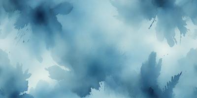 The primary subject of the image is a cloudy sky. The setting is a blue sky with some clouds, creating a serene and peaceful atmosphere. The visual style is a painting, which adds an artistic touch to the scene. The colors and mood are predominantly blue, with some white clouds, giving the impression of a calm and tranquil environment.