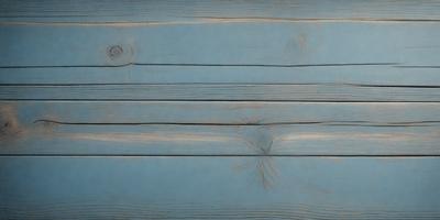 The primary subject of the image is a wooden wall with a blue color. The setting is a room with a wooden surface, and the visual style is a close-up of the wooden wall. The dominant colors are blue and brown, creating a calm and natural atmosphere.