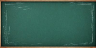 The primary subject of the image is a green chalkboard with a white background. The setting is a classroom or a similar environment, as the chalkboard is placed on a table. The visual style is a combination of a photo and a drawing, giving the image a unique and artistic appearance. The colors and mood of the image are predominantly green and white, creating a calm and focused atmosphere.
