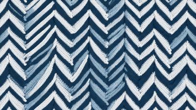 The primary subject of the image is a blue and white striped pattern. The setting is a blue background, and the visual style appears to be a digital art or illustration. The dominant colors are blue and white, creating a calm and soothing atmosphere.