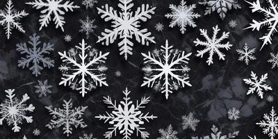 The primary subject of the image is a close-up of a snowflake pattern, which is a digital artwork. The setting is a black background, and the visual style is a combination of digital art and illustration. The dominant colors are white and black, creating a clean and minimalist appearance. The overall atmosphere is calm and serene, as the focus is on the intricate details of the snowflake pattern.