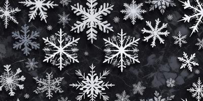The primary subject of the image is a close-up of a snowflake pattern, which is a digital artwork. The setting is a black background, and the visual style is a combination of digital art and illustration. The dominant colors are white and black, creating a clean and minimalist appearance. The overall atmosphere is calm and serene, as the focus is on the intricate details of the snowflake pattern.