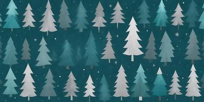 The primary subject of the image is a pattern of trees, with each tree being a small, detailed illustration. The setting is a nighttime scene with a dark blue background, giving the trees a silhouette appearance. The visual style is a combination of digital art and illustration, creating a unique and artistic representation of the trees. The colors and mood are predominantly dark and moody, with the blue background and the silhouettes of the trees creating a sense of mystery and depth.