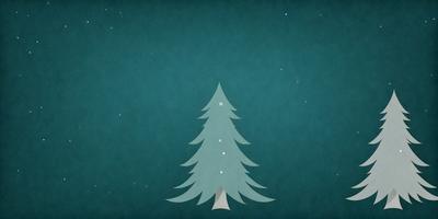 The primary subject of the image is a Christmas tree. The setting is a dark blue background, which creates a contrasting and festive atmosphere. The visual style is a combination of digital art and illustration, giving the tree a unique and detailed appearance. The colors and mood of the image are predominantly blue, with the tree being the main focal point, creating a sense of calmness and celebration during the holiday season.