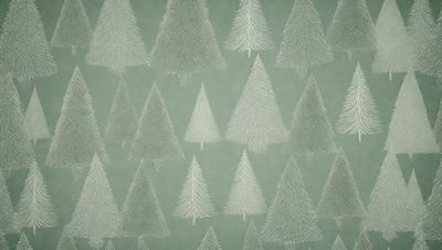 The primary subject of the image is a pattern of trees, which are depicted in various sizes and orientations. The setting is a green background, which provides a contrasting color to the trees. The visual style of the image is a combination of digital art and illustration, creating a unique and artistic representation of the trees. The colors and mood of the image are predominantly green, which adds to the natural and serene atmosphere of the scene.