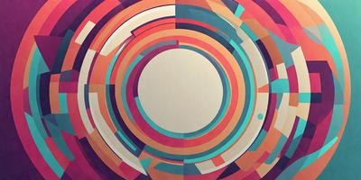 The primary subject of the image is a circle, which is the main object, scene, or focus of the image. The circle is placed on a setting that includes a colorful background, which adds to the overall atmosphere of the image. The visual style of the image is a combination of photo and digital art, illustration, drawing, pattern, texture, or clipart. The colors and mood of the image are vibrant and lively, with a mix of different colors that create a dynamic and engaging scene.