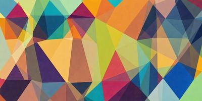 The primary subject of the image is a colorful, geometric pattern. The setting is a colorful, abstract background, which adds to the visual style. The colors and mood of the image are vibrant and lively, with a mix of blue, yellow, and orange hues. The overall atmosphere is energetic and dynamic, reflecting the artistic nature of the pattern.